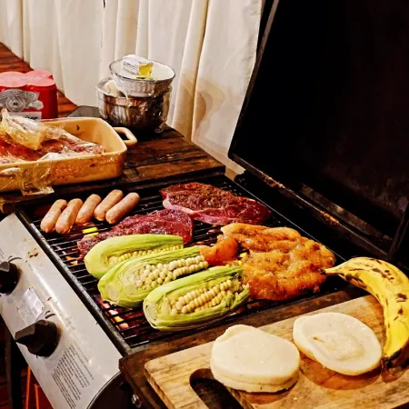 Parrilla bajo las Estrellas